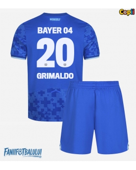 Bayer Leverkusen Alejandro Grimaldo #20 Echipament de Fotbal Replică 2025-26 Copii Treilea (+ Șorturi)